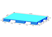 平板九腳塑料托盤(pán)-WH-1208 PJ